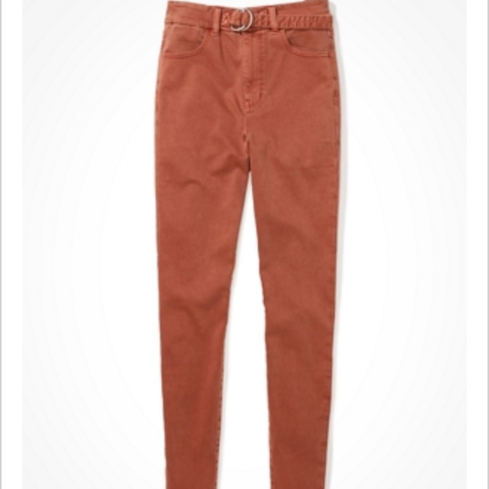 AE super high waist jeans with D ring detail